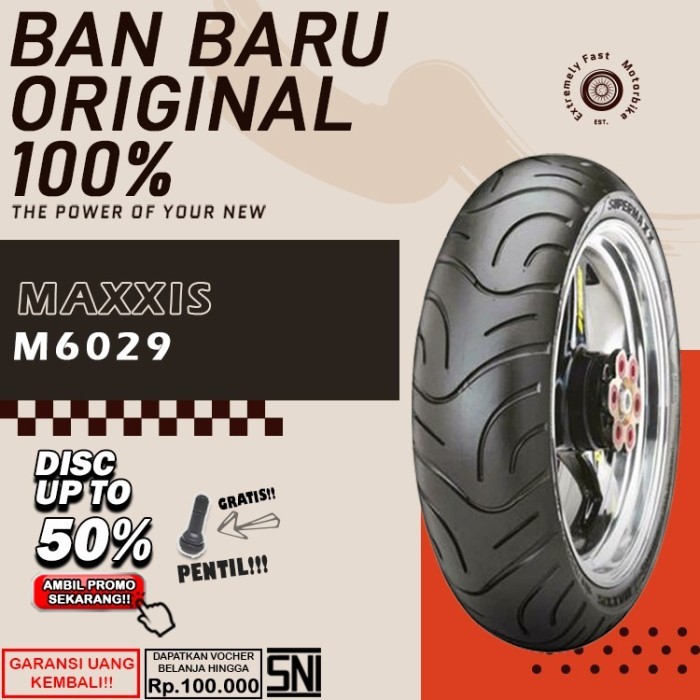 Ban Motor Matic Tubeless Maxxis 6029 Ring 14 Ban Motor Beat Vario Scoopy Tublessss  Sepasang Ring 14