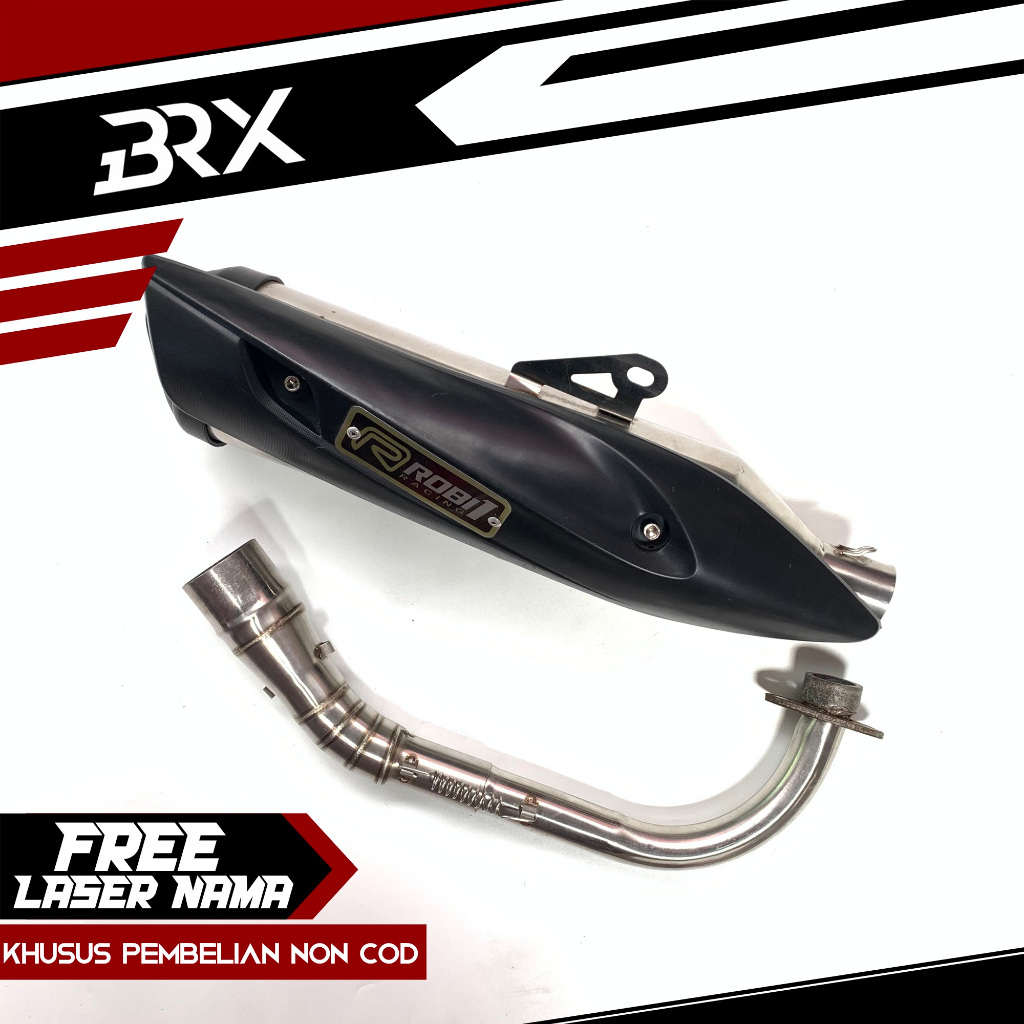 KNALPOT RACING ROB 1 NMAX LEXI AEROX PCX VARIO BEAT SCOOPY