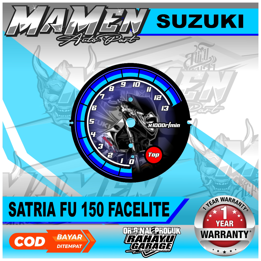 PAPAN SPEEDOMETER CUSTOM SATRIA FU