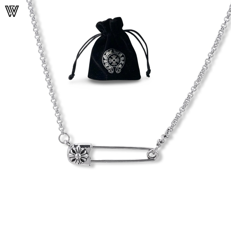 Chrome Hearts Safety Pin Necklace