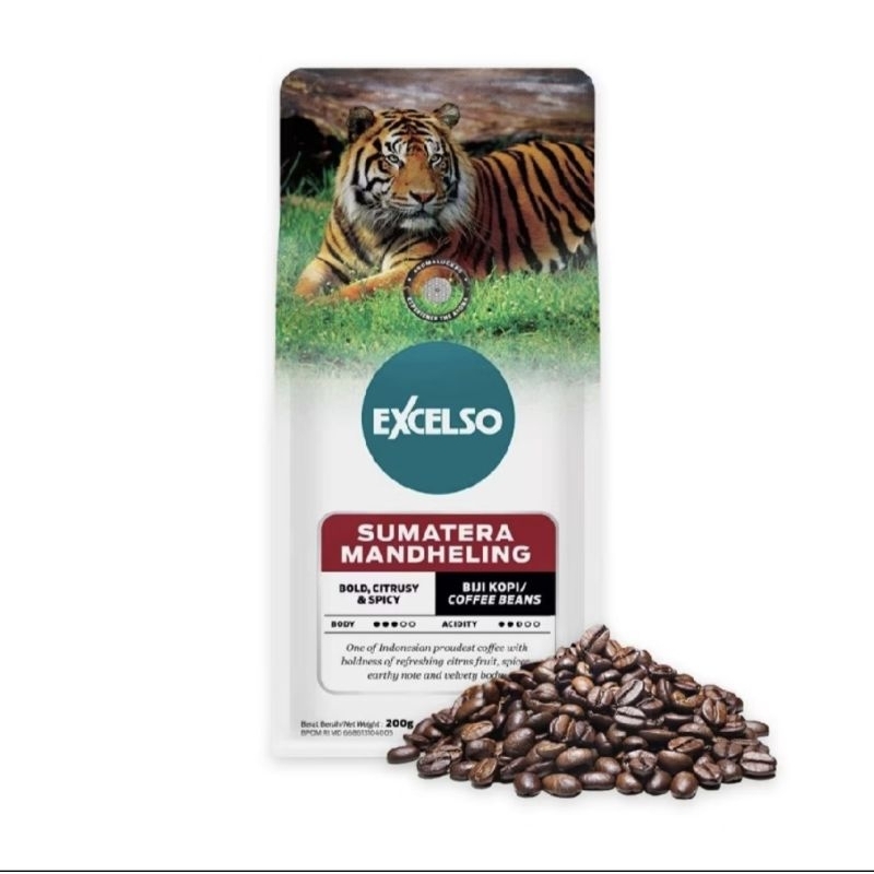 

RB Excelso Sumatera Mandheling kopi bubuk / biji 200gr Expired 11 November 2025