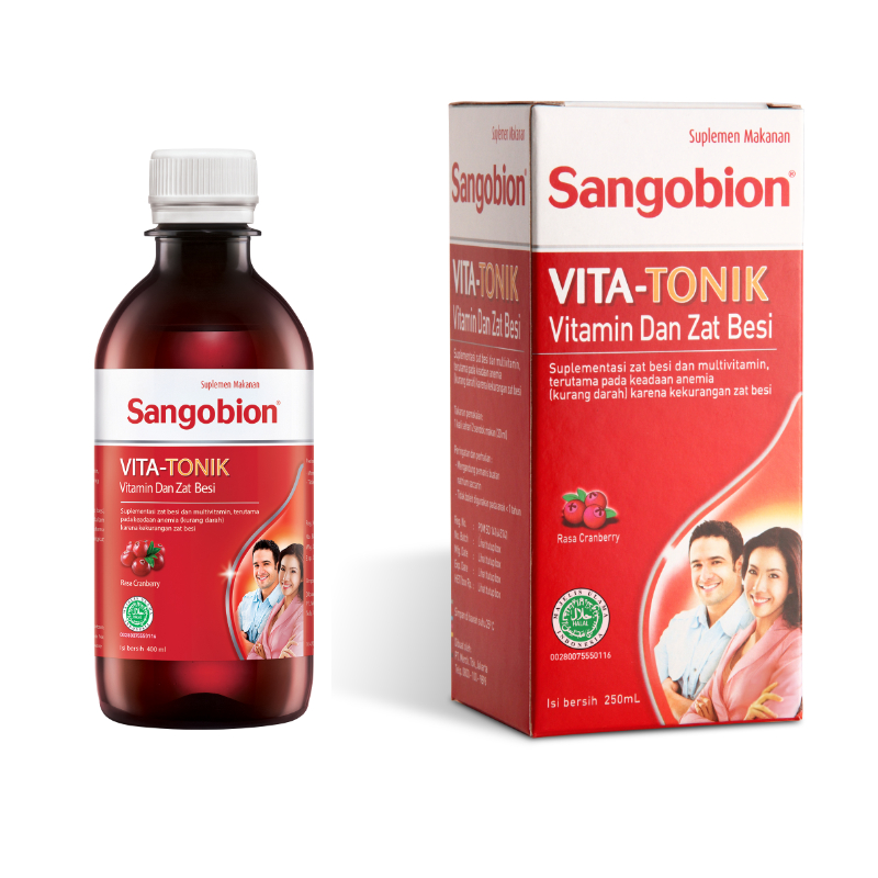 sangobion vitatonik sirup-multivitamin penambah darah-sangobion sirup 250 ml
