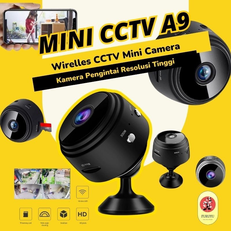 CCTV Wifi Mini Jarak Jauh Tanpa Kabel