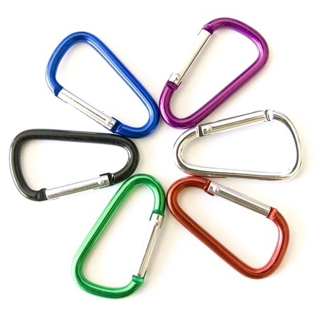 5i CARABINER Carabiner Gantungan Kunci Aluminium Alloy 5 D Shape