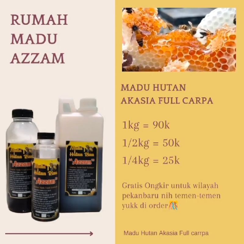 

Madu Hutan Akasia Full Carpa
