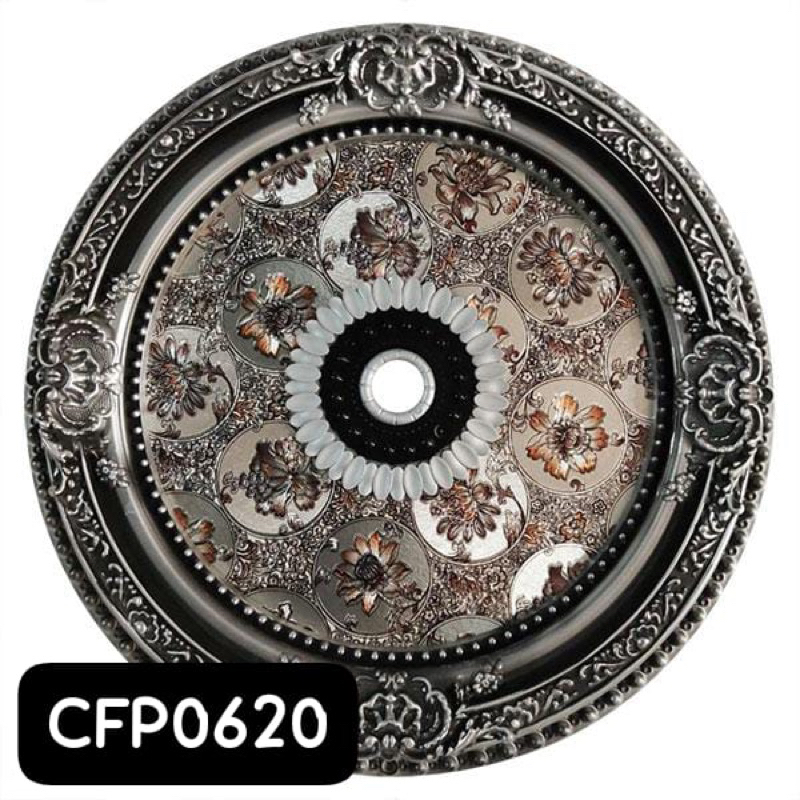 Ornament lampu plafon pvc / fitting lampu plafon pvc