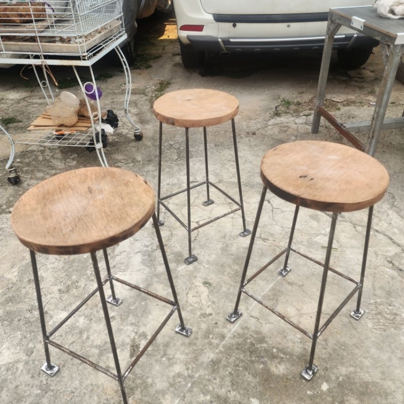 Kursi Kayu, Kursi Duduk, Bangku bulat kayu