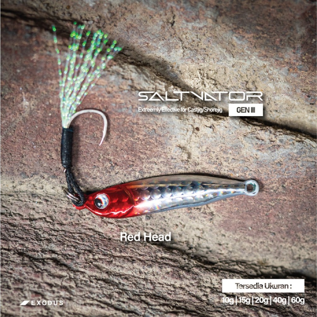 15GR METAL JIG EXODUS SALTVATOR GEN III