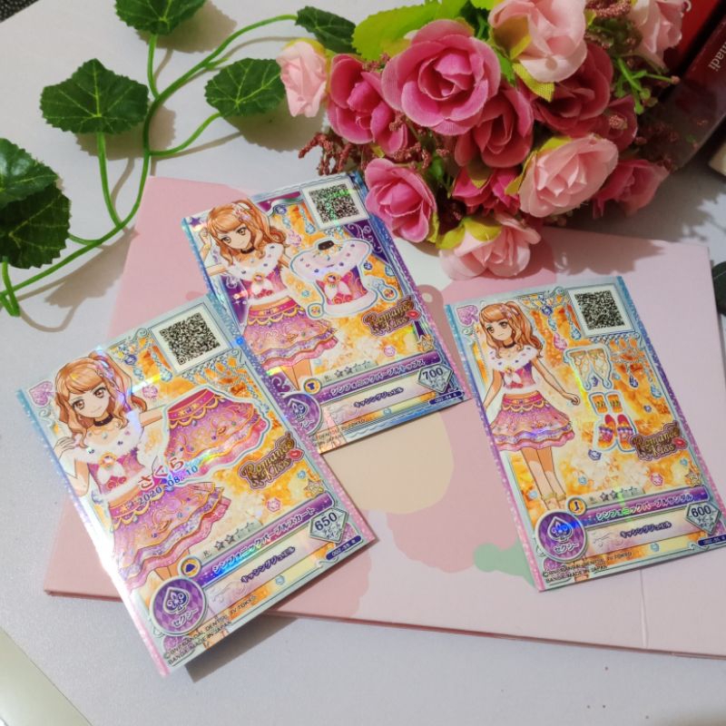 [OFFICIAL] AIKATSU ON PARADE MAHIRU KASUMI RARE CARDS AIKATSU STARS