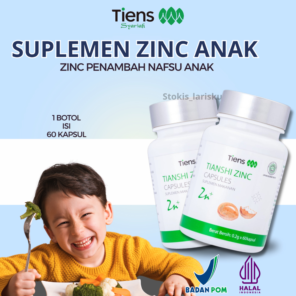 ZINC CAPSULE TIENS PENGGEMUK BADAN TIENS | SUPER WEIGHT | ORIGINAL PRODUK