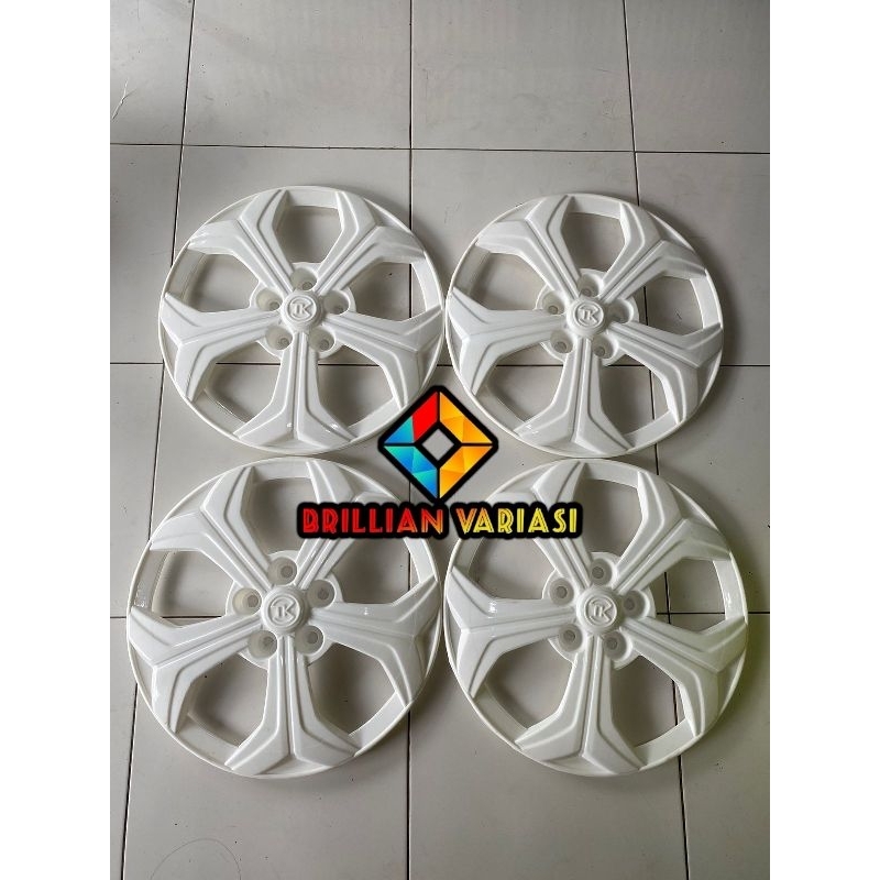 (HARGA 4BIJI) WHEELDOP TK HYUNDAI RING 17 BAHAN PLASTIK BISA UNTUK L300,GRANDMAX,APV DAN LAINNYA