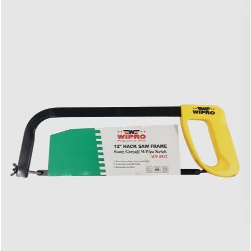 WIPRO Stang Gergaji Pipa Kotak / Gagang Gergaji Pipa 12 Inch / Hacksaw Frame 0512