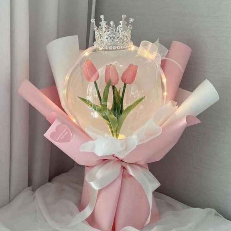 

BUCKET STAND BALL AKRILIK FLOWERS PREMIUM