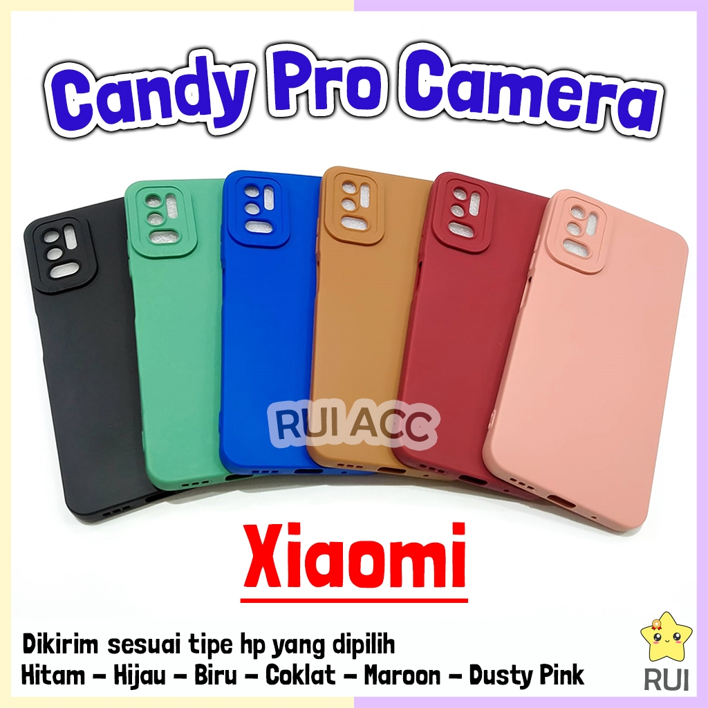 Silikon Candy PRO Redmi 7 7A 6 6A 5X 5A 5 5+ 4x 4A 3 Pro 3x 3s Plus 2 2s Prime Xiaomi Softcase Warna