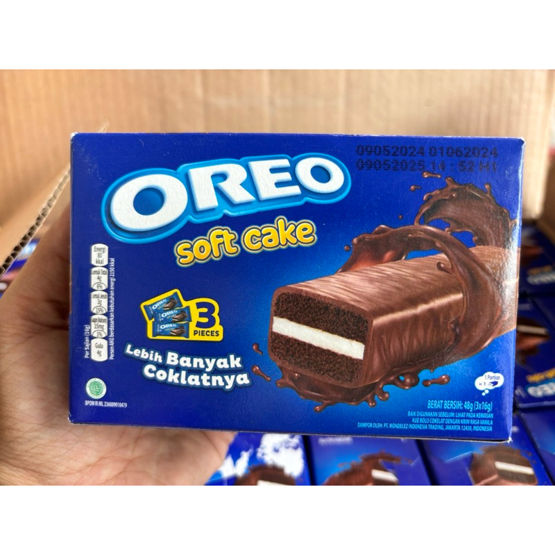 

Oreo Soft Cake Multipack Isi 3 48gr