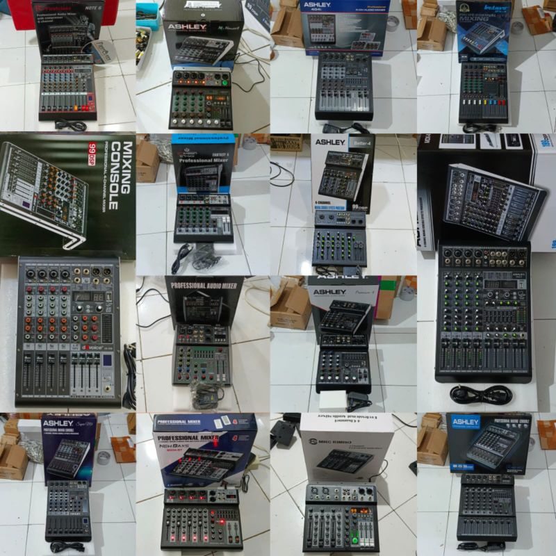 Mixer 4 Channel & 6 Channel (Pilih Varian)