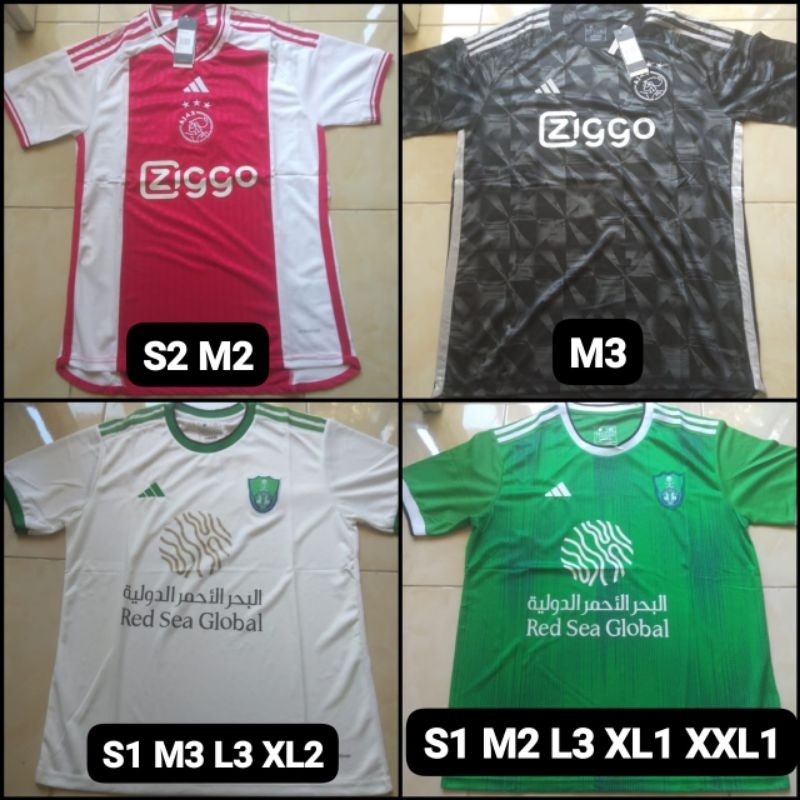 Jersey Bola Futsal Ajax Home Away Al Ahli 20 21 2020 2021 Grade Original