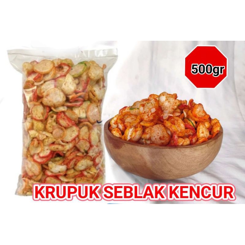 

krupuk seblak kencur 500 gr pedas