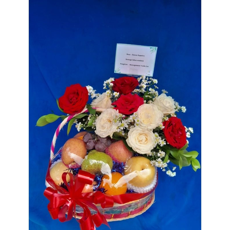 

Parsel Buah mix Bunga