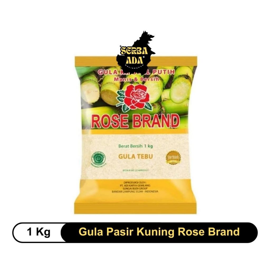 

Gula Pasir Kuning Rose Brand - 1 Kg