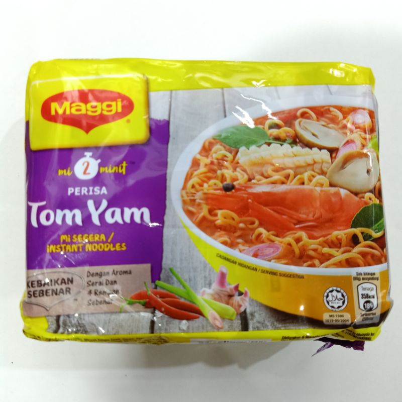 

Mie Maggi Rasa Tomyam Malaysia Isi 5 Bungkus /Mie