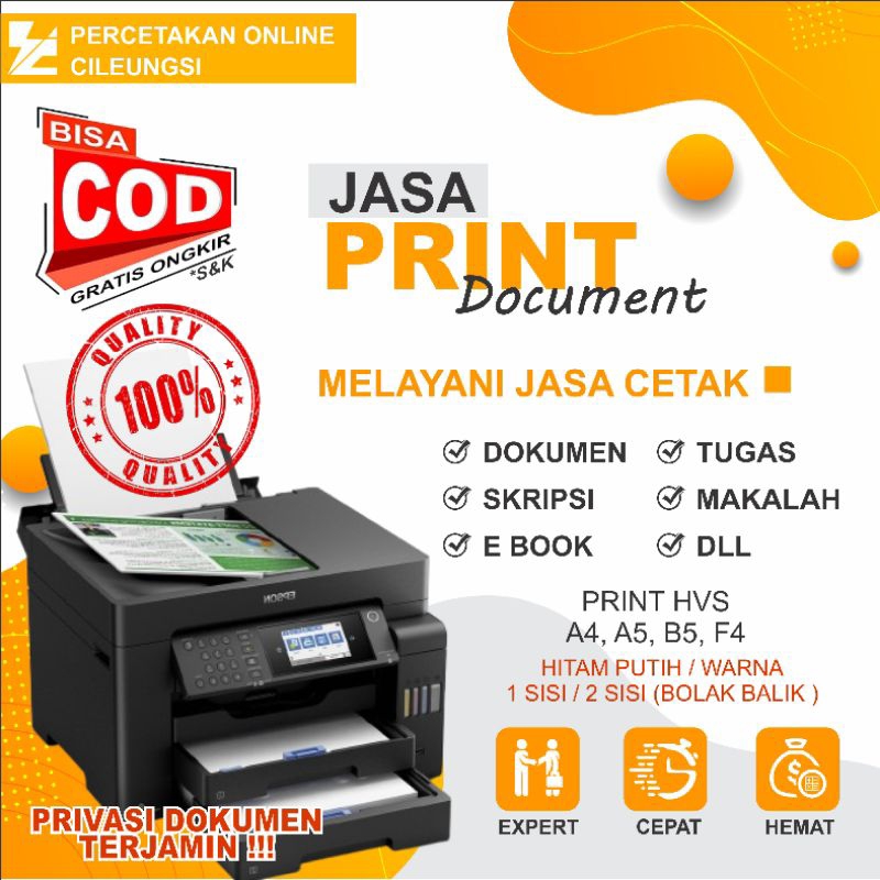

Print / Cetak Dokumen Online HVS Warna / Hitam Putih Cepat Murah Cileungsi