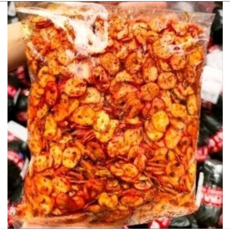 

Kerupuk seblak pedas aroma daun jeruk kemasan 1 kg kerupuk seblak kering