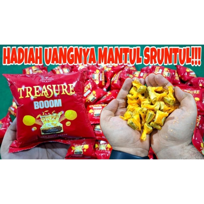 

Chiki Viral TREASURE BOOM Berhadiah Uang Tunai (1 renceng isi 10pcs)