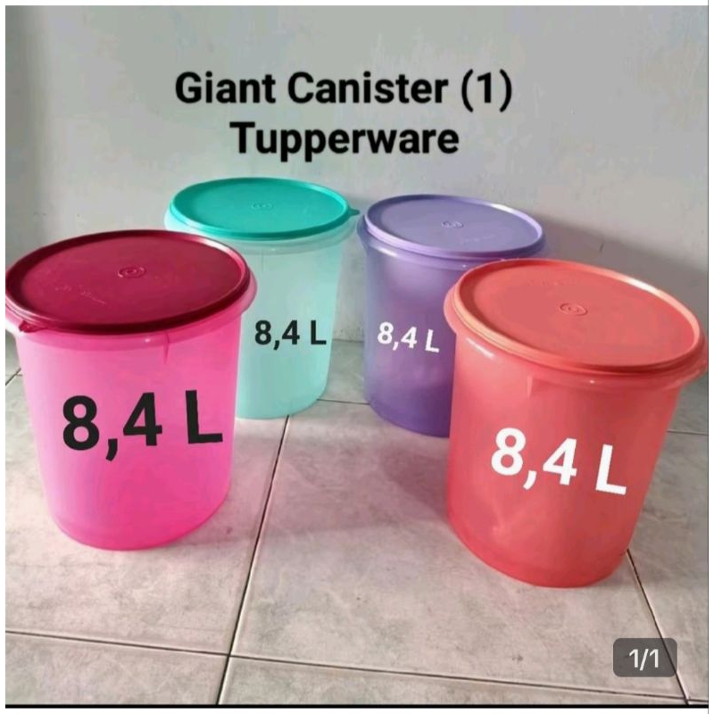 Toples kerupuk Giant Canister Tupperware