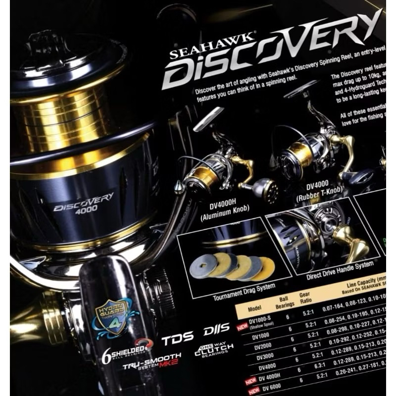 REEL SEAHAWK DISCOVERY PH 1000-6000