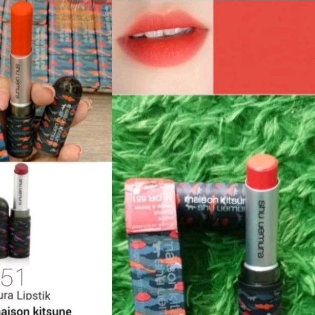 Lipstick Shu Uemura Maison Kitsune Matte Lipstick M OR 551
