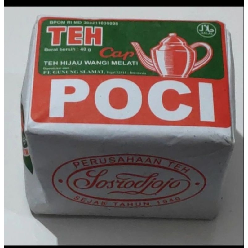 

Teh Poci Kepyur Hijau 40 gram / Teh Bubuk