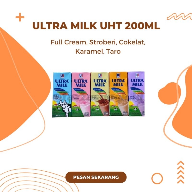 

ULTRA MILK Susu UHT 24 x 200ml