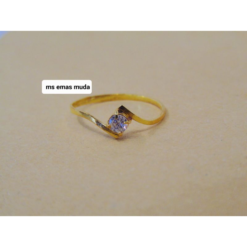 Cincin Emas Muda/ Cincin Wanita Emas Muda