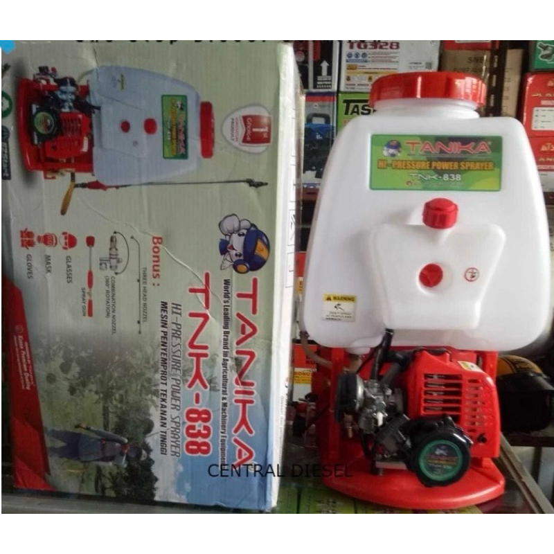 Knapsack sprayer/ Mesin penyemprot tekanan tinggi/ Hi pressure power sprayer Tanika TNK-838 20 liter