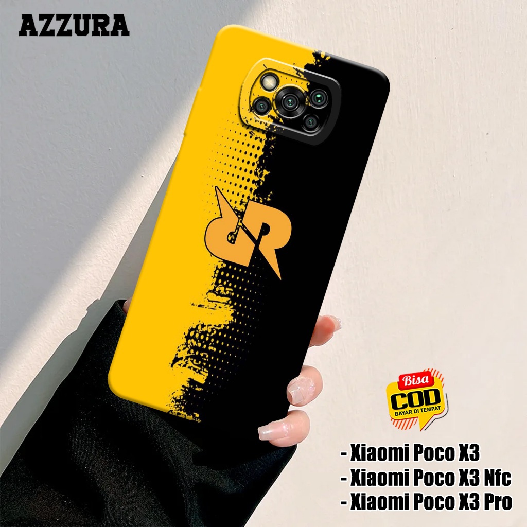 AZZURA - Case Xiaomi Poco X3 / X3 Nfc / X3 Pro - Fashion Case Gaming - Softcase Xiaomi Poco X3 / X3 