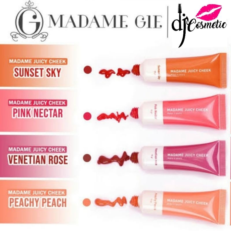 Madame Gie Juicy Cheek | Blush On Cream