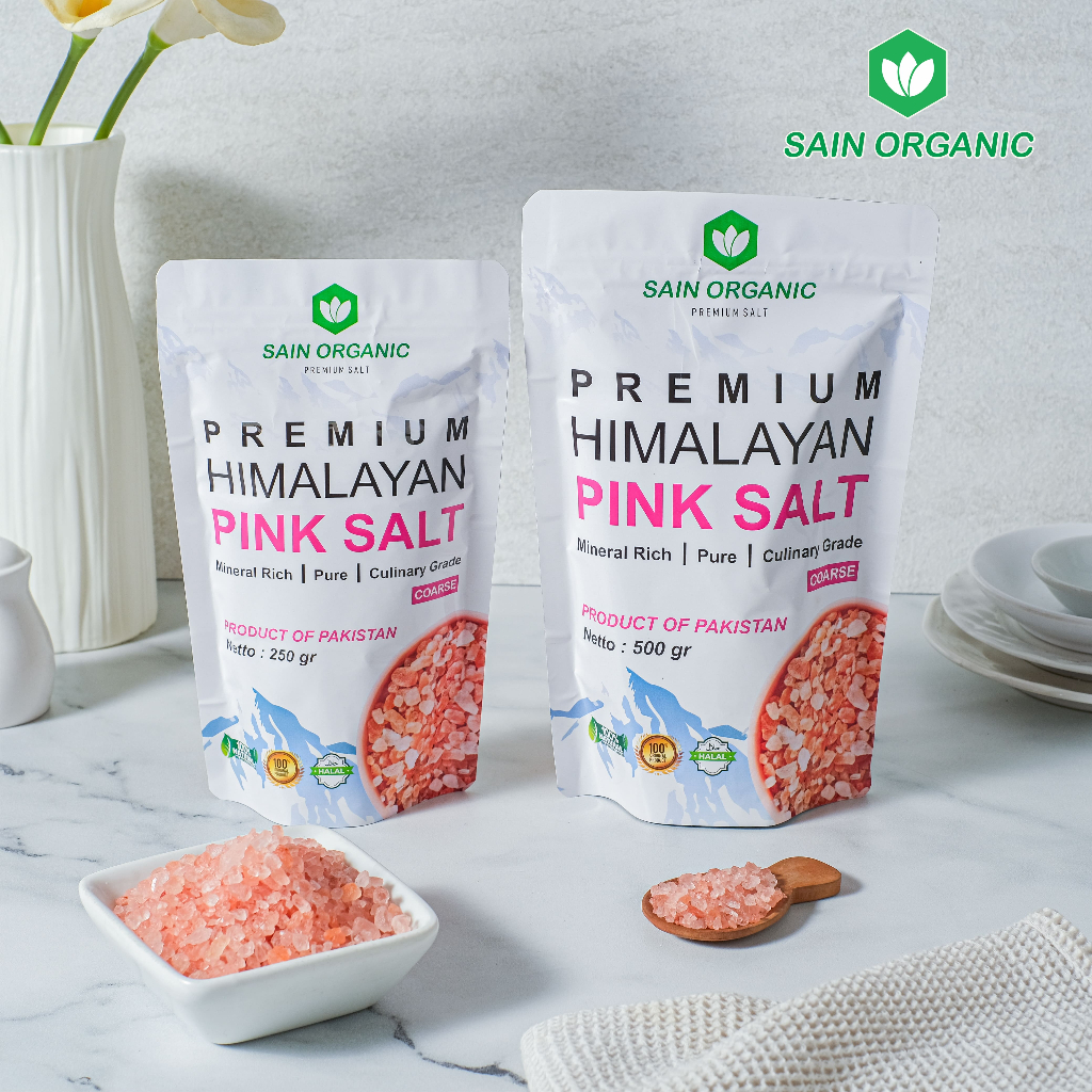 

Garam Himalaya Kasar Original 1 kg Asli Organik Coarse Himalayan Salt Kristal Himsalt Organic Garem Premium MPASI