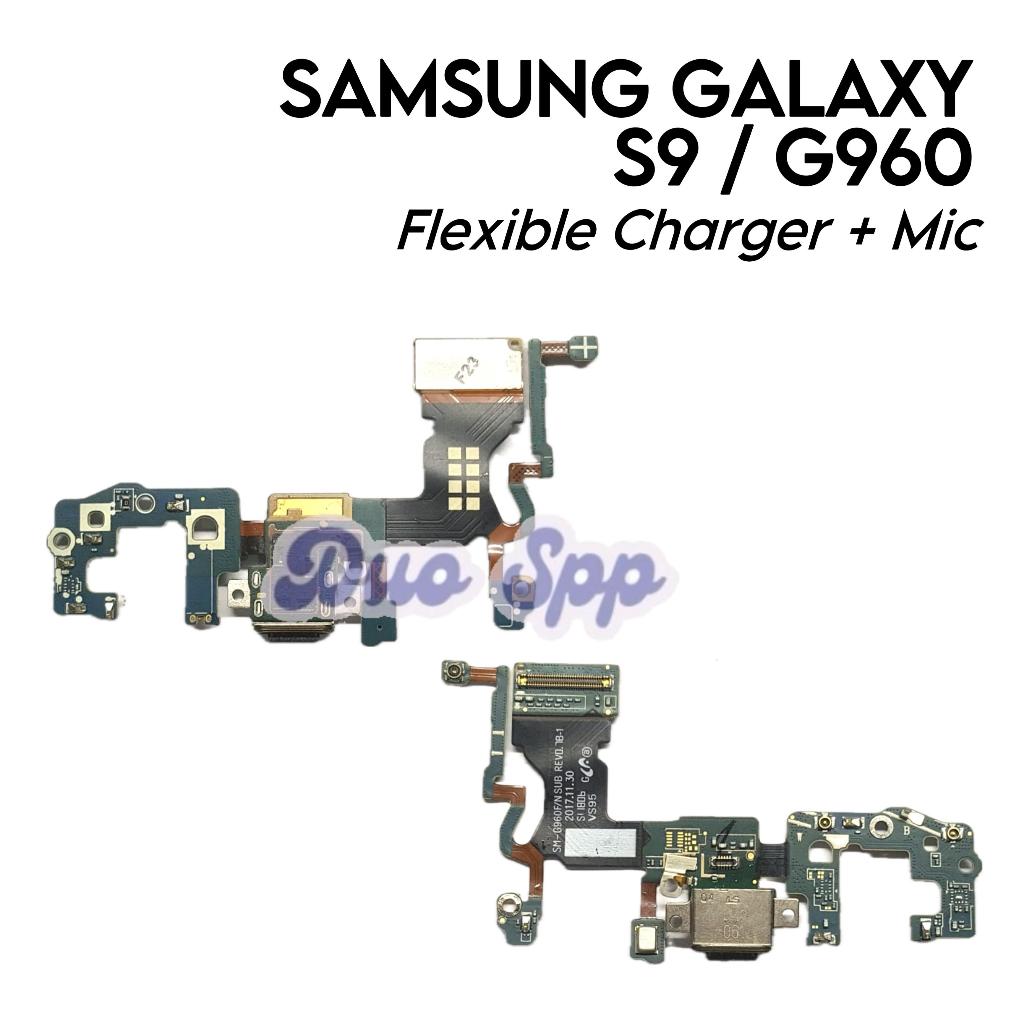 Papan Konektor PCB Charger + Mic Samsung Galaxy S9 / S960 / SM-G960F / SM-G960 / SM-G960F / SM-G960U