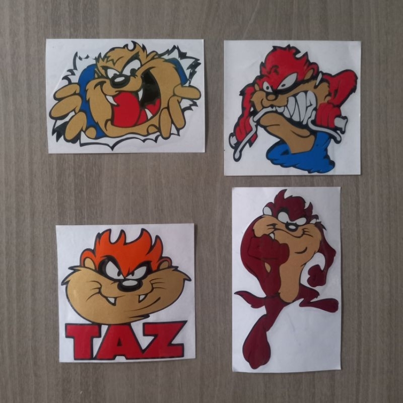 STIKER CUTTING TAZMANIA UKURAN KECIL