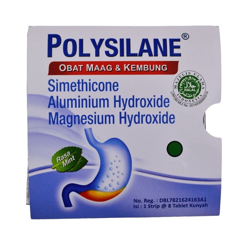 Polysilane tablet kunyah