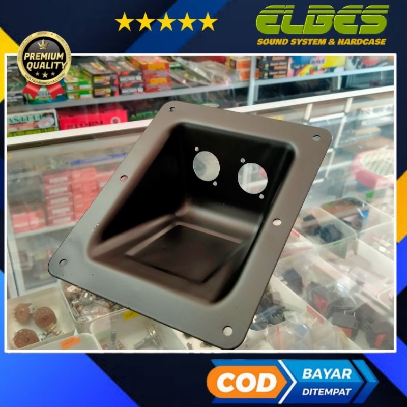 Plat spikon cekung terminal speaker