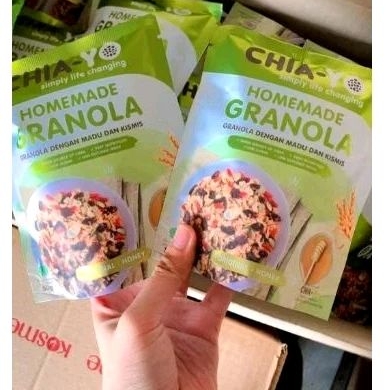

HOMEMADE GRANOLA CHIA-YO
