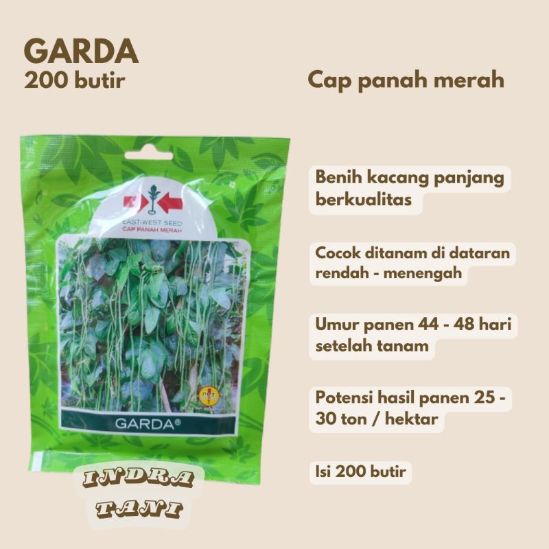 Benih kacang panjang garda cap panah merah