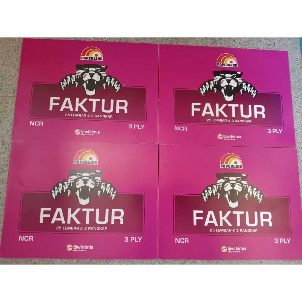 

Paperline Faktur 3 PLY/NCR 25 lembar (3 Rangkap)