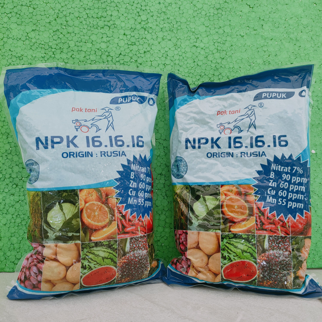 NPK Pak Tani Biru 16-16-16 1 KG