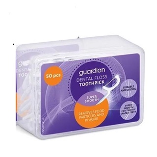 Tusuk Gigi Benang Smooth Dental Floss Toothpick Guardian Ungu Flos