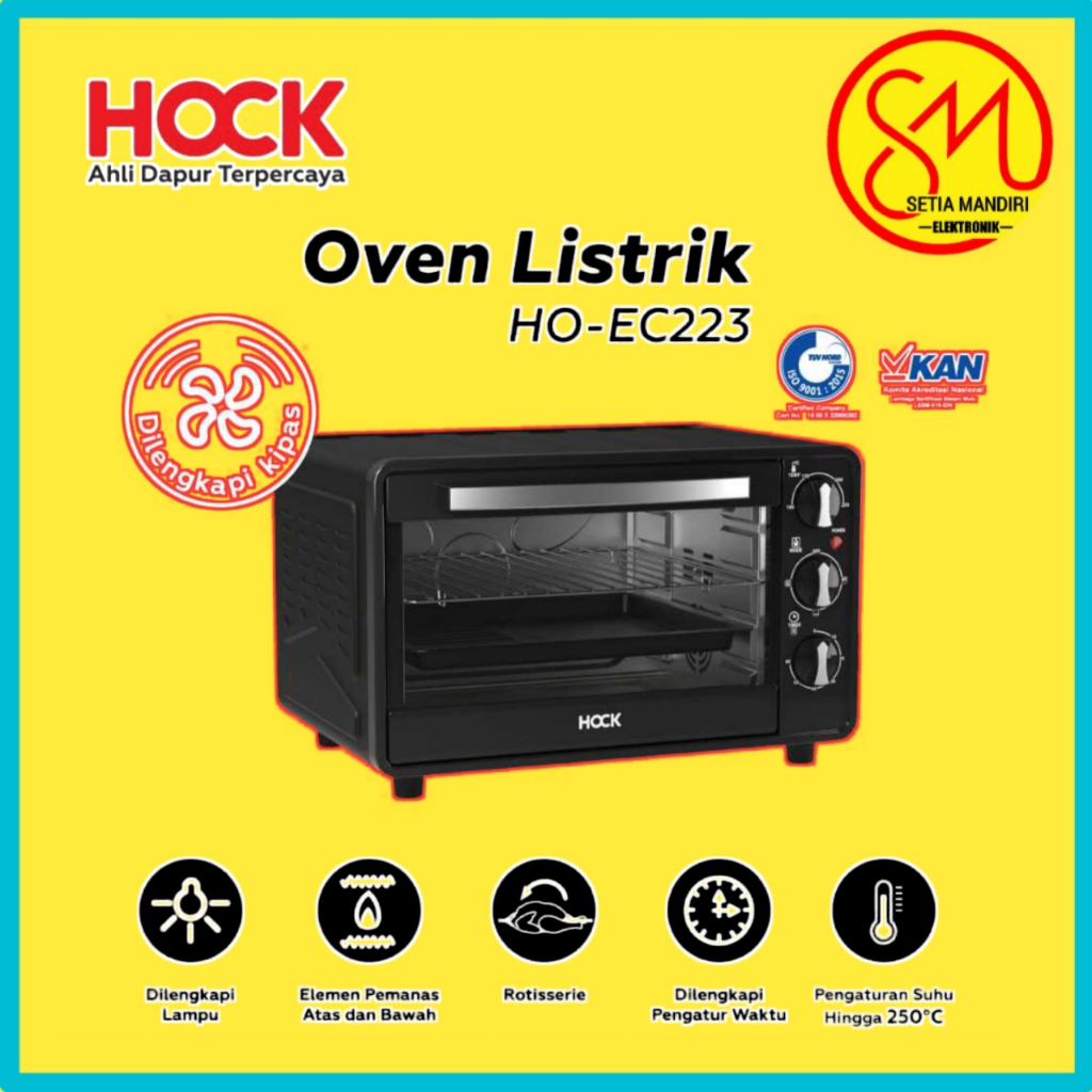 Oven listrik Hock HO-EC223 23 L Liter HO EC223