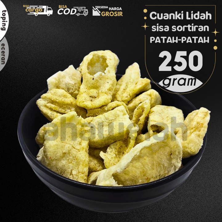 

Cuanki LIDAH PATAH 250gr hasil Sortir by Lahawelah
