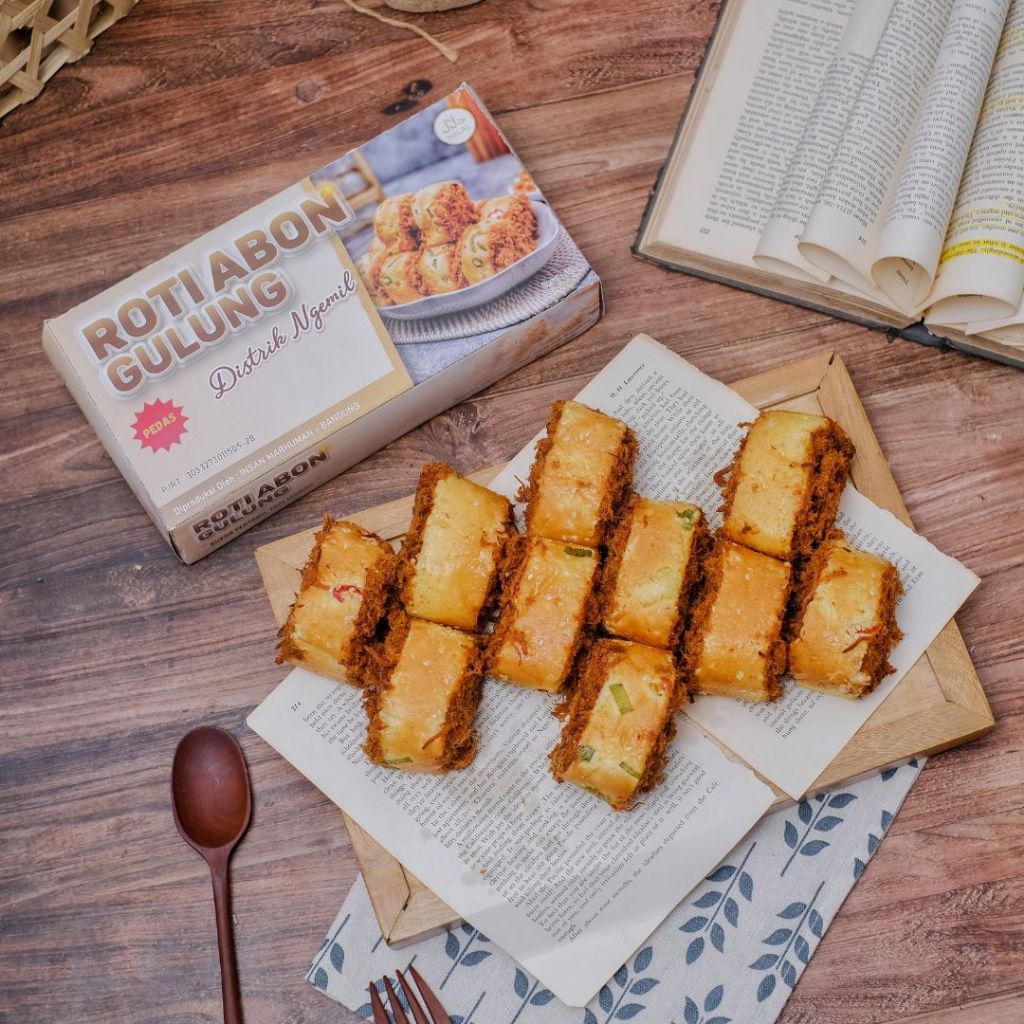 

DEB Roti Abon Gulung Pedas Distrik Ngemil Asli Bandung Isi 10pcs